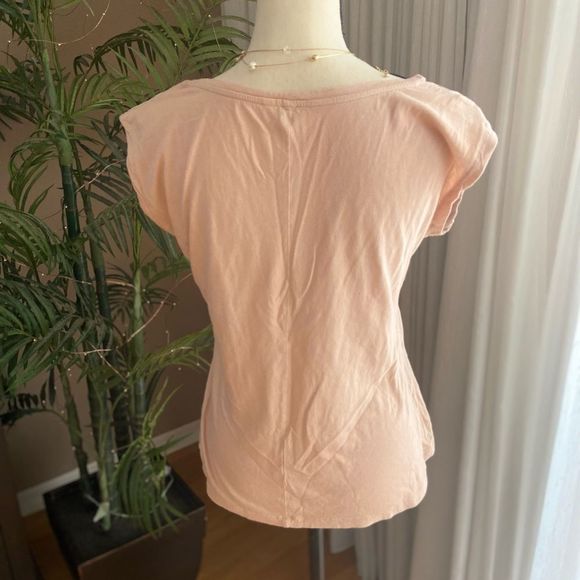 LC Lauren Conrad Blush Ruffle Top - Picture 3 of 5